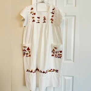 Embroidered handmade Maxi Dress